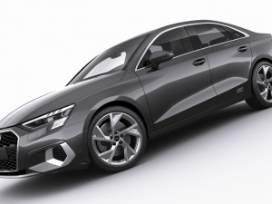 audi a3 sedan 2021 Modelo 3D