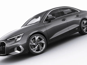 audi a3 sedan 2021 3D Model