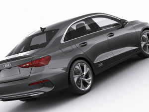 audi a3 sedan 2021 Modelo 3D