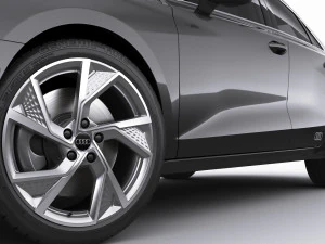 audi a3 sedan 2021 3D Model
