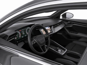 audi a3 sedan 2021 3D Model