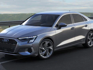 audi a3 sedan 2021 3D Model