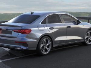 audi a3 sedan 2021 3D Model