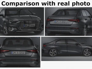 audi a3 sedan 2021 3D Model