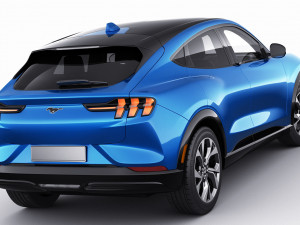 mustang 2021 mach-e electric suv 3D 모델