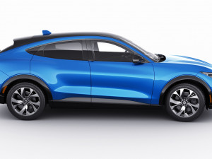 mustang 2021 mach-e electric suv 3D 모델