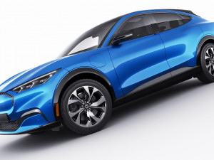 mustang 2021 mach-e electric suv 3D 모델