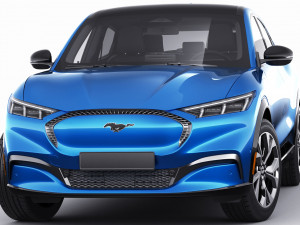 mustang 2021 mach-e electric suv 3D 모델