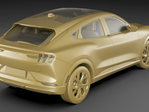 mustang 2021 mach-e electric suv 3D 모델