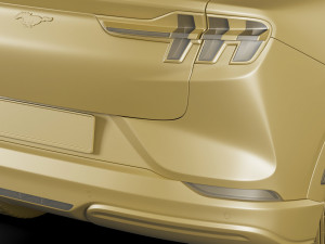 mustang 2021 mach-e electric suv 3D 모델