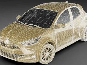 Toyota Yaris 2020 3D Modell