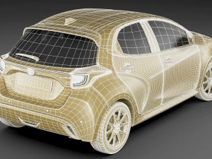 Toyota Yaris 2020 3D Modell