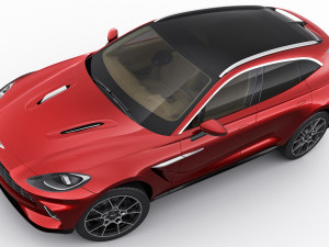 aston martin dbx 3D मॉडल