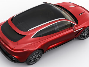 aston martin dbx 3D मॉडल