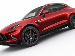 aston martin dbx 3D मॉडल