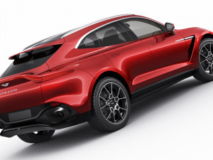 aston martin dbx 3D मॉडल