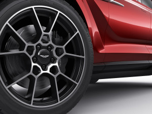 aston martin dbx 3D मॉडल
