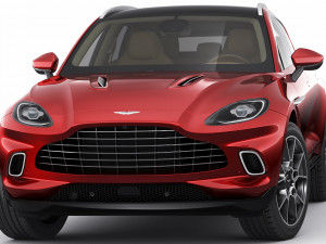 aston martin dbx 3D मॉडल