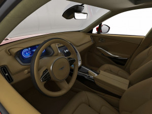 aston martin dbx 3D मॉडल