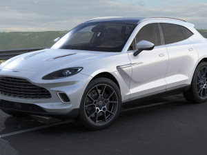 aston martin dbx 3D मॉडल