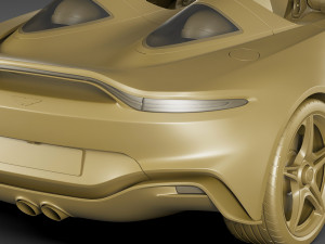 aston martin v12 speedster 2021 3Dモデル