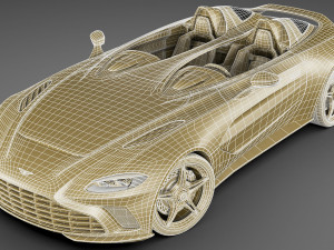 aston martin v12 speedster 2021 3Dモデル