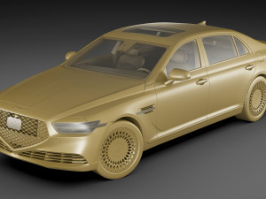 genesis g90 Modello 3D