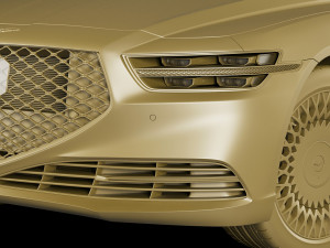 genesis g90 Modello 3D