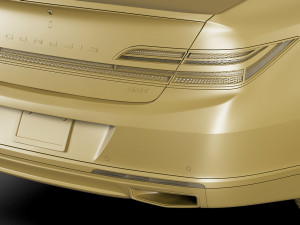 genesis g90 Modello 3D
