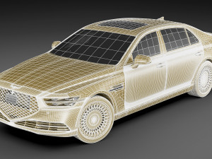 genesis g90 Modello 3D