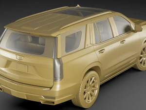 cadillac escalade 2021 3D Model