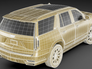 cadillac escalade 2021 3D Model