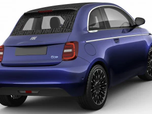 fiat 500 cabrio 2021 la prima 3D Model