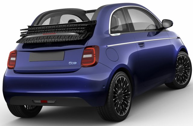 fiat 500 cabrio 2021 la prima 3D Model in Compact Cars 3DExport