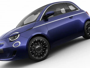 fiat 500 cabrio 2021 la prima 3D Model
