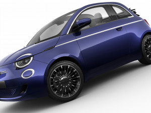 fiat 500 cabrio 2021 la prima 3D 模型