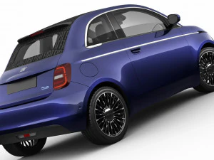 fiat 500 cabrio 2021 la prima 3D Model