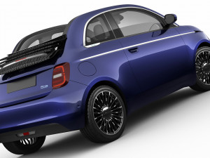 fiat 500 cabrio 2021 la prima 3D 模型