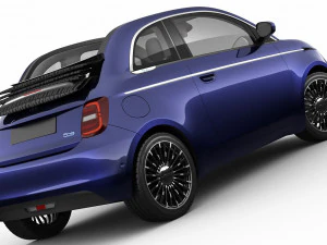 fiat 500 cabrio 2021 la prima 3D Model