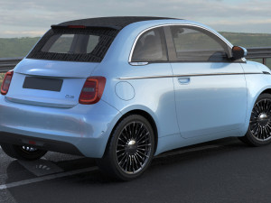 fiat 500 cabrio 2021 la prima 3D 模型
