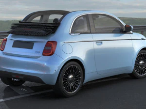 fiat 500 cabrio 2021 la prima 3D Model