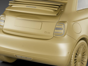 fiat 500 cabrio 2021 la prima 3D 模型