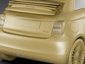 fiat 500 cabrio 2021 la prima 3D Model