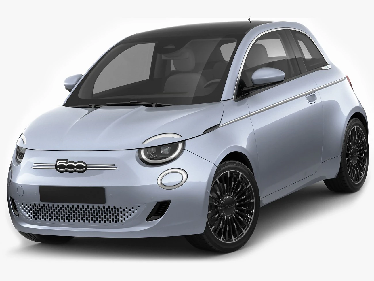 fiat 500 2021 la prima 3D Model .c4d .max .obj .3ds .fbx .stl .blend 