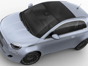 fiat 500 2021 la prima 3D Model