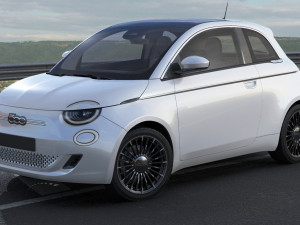 fiat 500 2021 la prima Model 3D