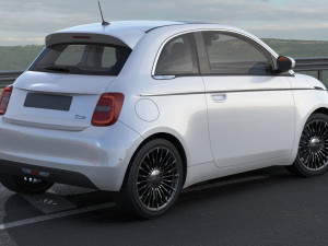fiat 500 2021 la prima Model 3D