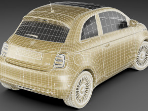 fiat 500 2021 la prima Model 3D