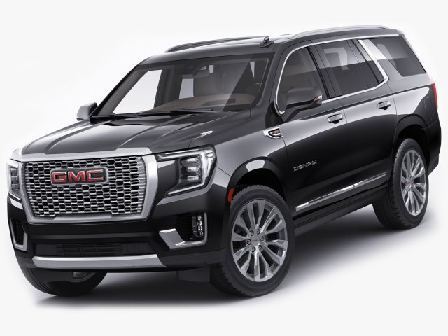 gmc yukon denali 2021 3D Модель .c4d .max .obj .3ds .fbx .stl .blend 
