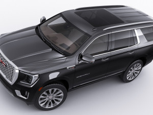 gmc yukon denali 2021 3D Модель